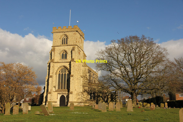 Photo 6"x4" All Saints' church Wing\/SP8822 c2015
