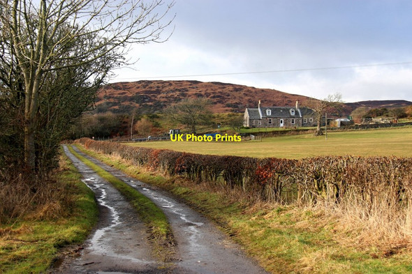Photo 6"x4" Ambrisbeg and its access road Meikle Kilchattan Butts c2015