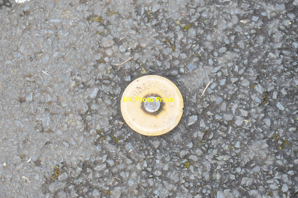 Photo 6"x4" Survey mark, Shaw Lane Stoke Prior\/SO9467 c2015
