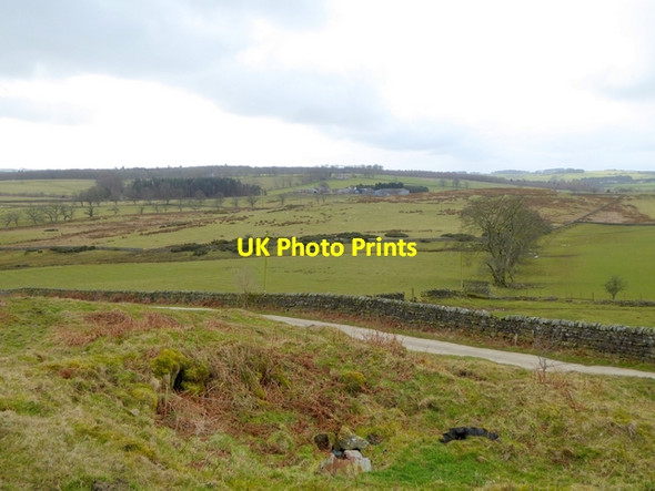 Photo 6"x4" View from Shaftoe Grange Capheaton c2015
