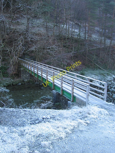 Photo 6"x4" Footbridge at Blaen-y-Ddol Brynafan c2008