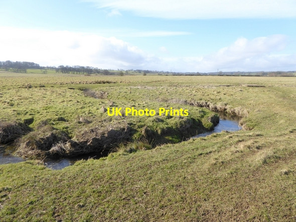 Photo 6"x4" Floodplain of the River Wansbeck Middleton\/NZ0685 c2015