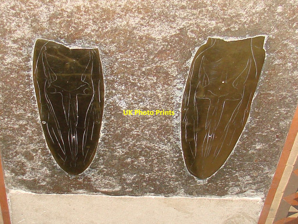 Photo 6"x4" Two floor brasses Lowestoft c2007