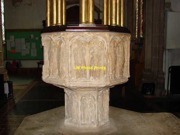 Photo 6"x4" The Hexagonal font Lowestoft c2007