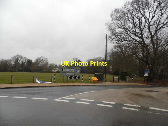 Photo 6"x4" Liphook Road at the junction of Fullers Way, Headley Arford c2015