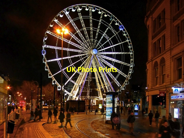 Photo 6"x4" The Manchester Wheel Manchester c2015