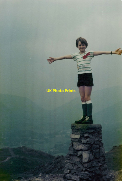 Photo 6"x4" Trig point on Loughrigg Fell Town End\/NY3406 c1978