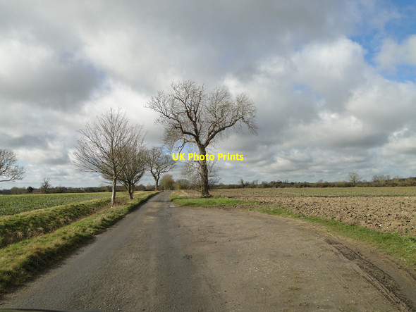 Photo 6"x4" Passing place on the Roman Road at Dennington Dennington\/TM2867 c2015