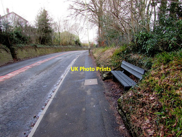 Photo 6"x4" Roadside bench, Heol Isaf, Radyr, Cardiff Radyr c2015