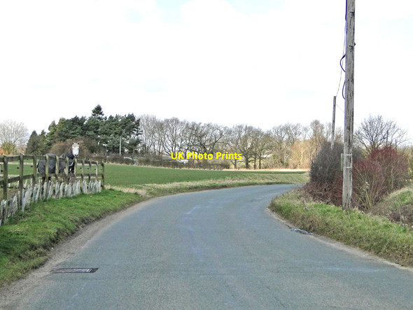 Photo 6"x4" Bend near Bridge Cottage Monk Soham c2015