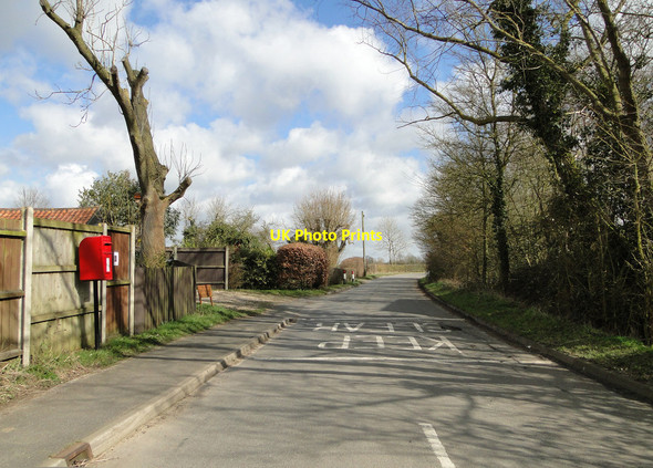 Photo 6"x4" Postbox near the Old Post Office at Long Green, Bedfield Bedfield c2015