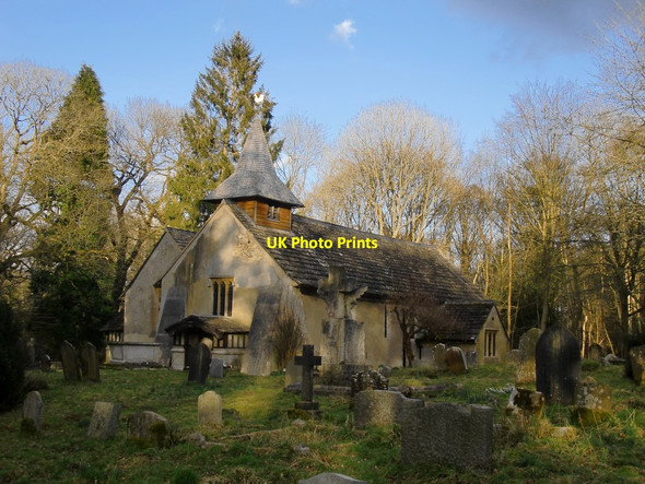 Photo 6"x4" Church of St John the Baptist, Okewood (1) Mayes Green c2015