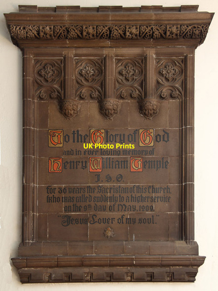 Photo 6"x4" St John the Evangelist, Glenthorne Road, Hammersmith - Wall monument Hammersmith\/TQ2279 c2015