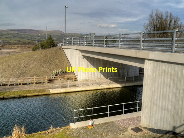 Photo 6"x4" New Bridge at Burnley Bridge Business Park Padiham c2015