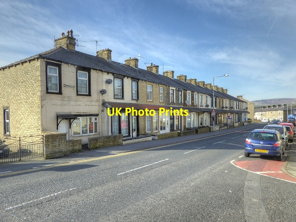 Photo 6"x4" Terraced Houses on Lowerhouse Lane Burnley c2015