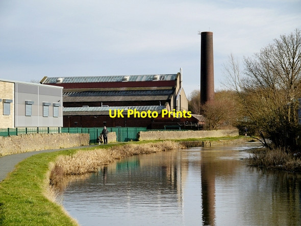 Photo 6"x4" Canalside Industry at Rose Grove Burnley c2015