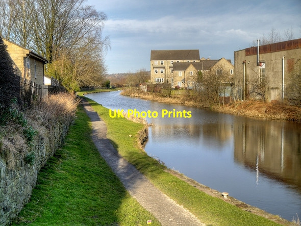 Photo 6"x4" Leeds and Liverpool Canal, East of Gannow Tunnel Burnley c2015