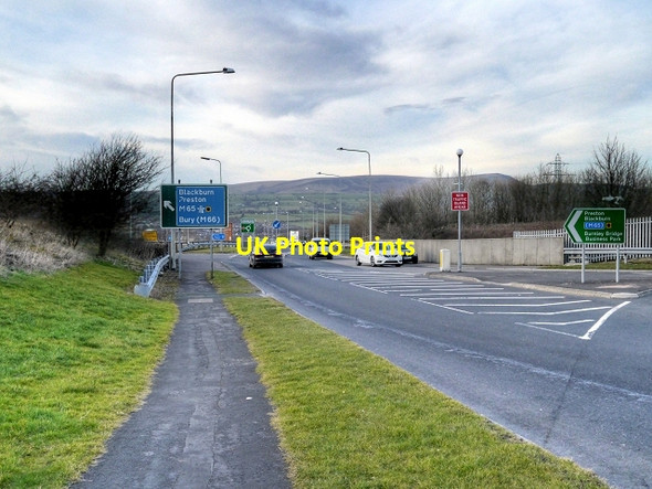 Photo 6"x4" A679 Link Road to M65 Junction 9 Padiham c2015