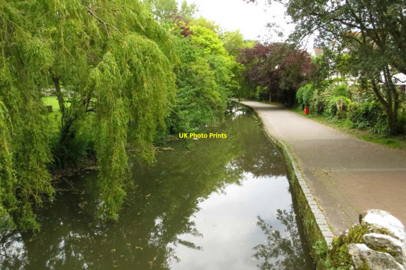 Photo 6"x4" The River Avon millstream in Christchurch Christchurch\/SZ1592 c2014