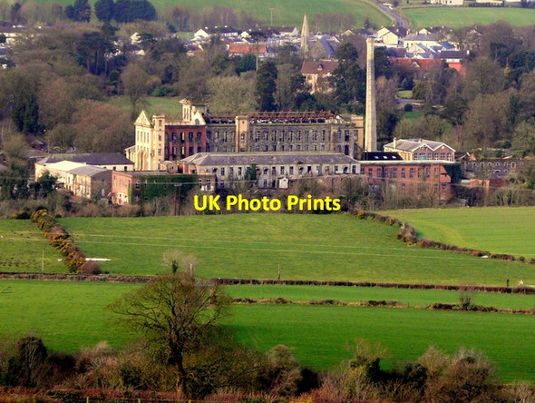 Photo 6"x4" Ruined factory, Sion Mills Sion Mills c2015