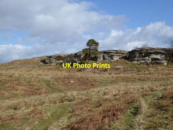 Photo 6"x4" Shaftoe Crags Bolam West Houses c2015 P2