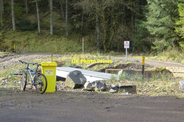 Photo 6"x4" Bridges over Water of Ae Branrigg c2015