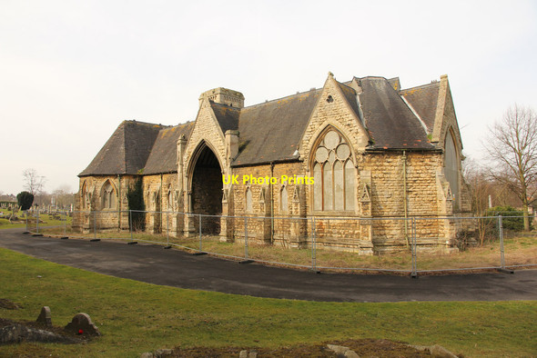 Photo 6"x4" Cemetery chapels Lincoln c2015