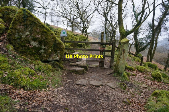 Photo 6"x4" Stile on the path to Shaugh Prior Shaugh Prior c2015