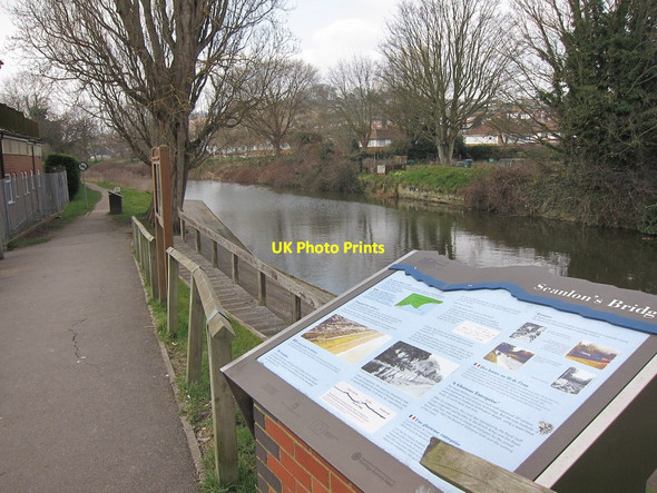 Photo 6"x4" Royal Military Canal by Scanlons Bridge Hythe\/TR1634 c2015