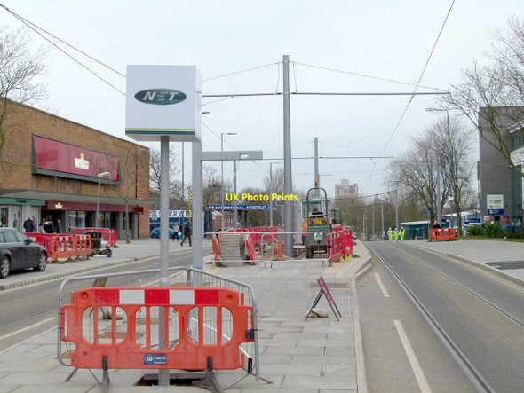 Photo 6"x4" Clifton Centre tram stop Clifton\/SK5434 c2015