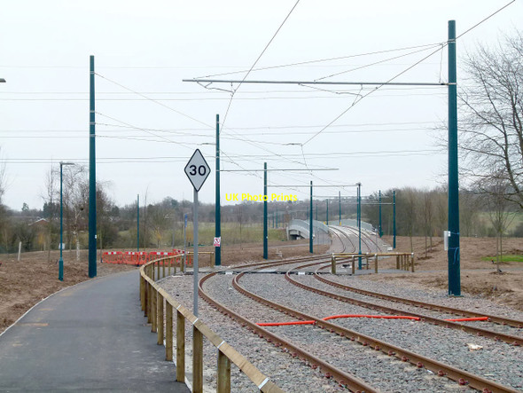 Photo 6"x4" Looking east from Farnborough Road West Bridgford c2015