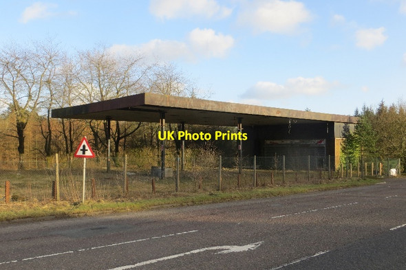 Photo 6"x4" Filling station, Johnstonebridge Johnstonebridge c2015 P1