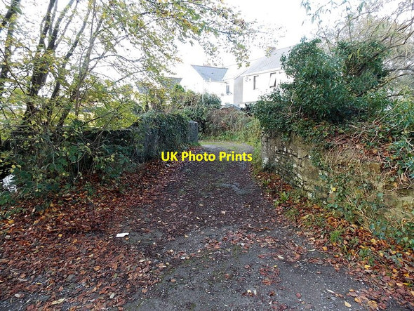 Photo 6"x4" Path across a river bridge, Pencoed Felindre\/SS9781 c2014