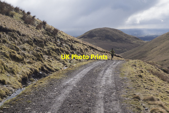 Photo 6"x4" Track in the Ochils Alva c2015