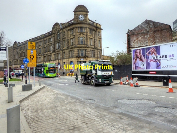 Photo 6"x4" Hunts Bank and Victoria Station, Manchester Manchester c2015
