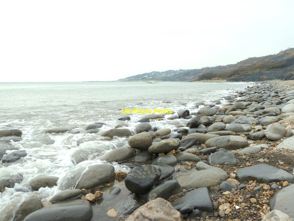Photo 6"x4" Shoreline at Black Ven, Charmouth Lyme Regis c2015