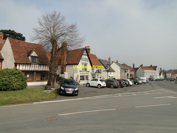 Photo 6"x4" The George dominating the street in Cavendish Cavendish c2015