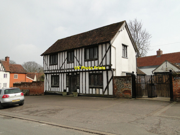 Photo 6"x4" Timber-framed house on Church Street, Lavenham Lavenham c2015