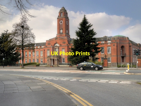 Photo 6"x4" Stretford (Trafford) Town Hall Stretford\/SJ7994 c2015