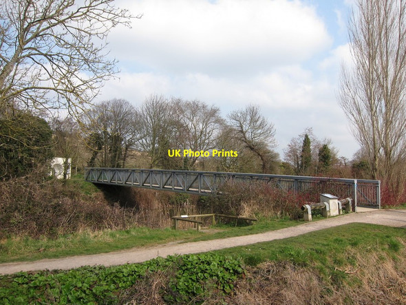 Photo 6"x4" Bridge over Royal Military Canal Hythe\/TR1634 c2015