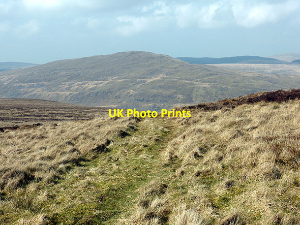 Photo 6"x4" Looking back on the path to Plynlimon Pumlumon Fach c2015