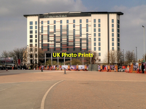 Photo 6"x4" Hotel Football Salford\/SJ8098 c2015