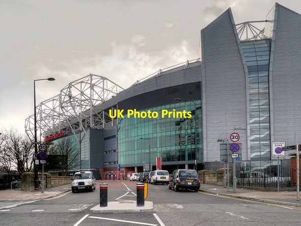 Photo 6"x4" Sir Matt Busby Way, Old Trafford East Stand Salford\/SJ8098 c2015