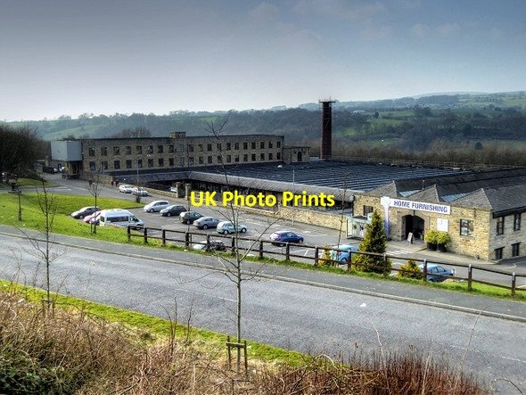 Photo 6"x4" West Mill (Pendle Village Mill Outlet), Brierfield Brierfield c2015
