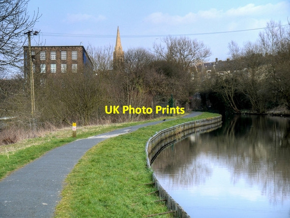 Photo 6"x4" Leeds and Liverpool Canal, Lomeshaye Industrial Estate Nelson\/SD8637 c2015