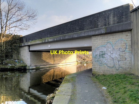 Photo 6"x4" Leeds and Liverpool Canal, Bridge#141C, Reedyford Bridge Barrowford c2015