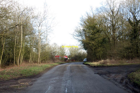 Photo 6"x4" The road to Gawcott Hillesden Hamlet c2015