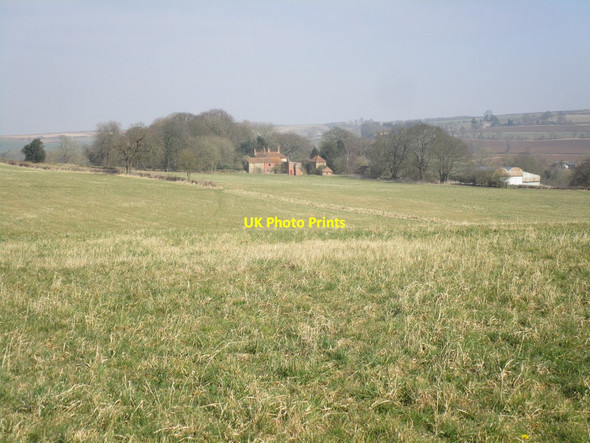 Photo 6"x4" View towards Benniworth House Farm Donington on Bain c2015
