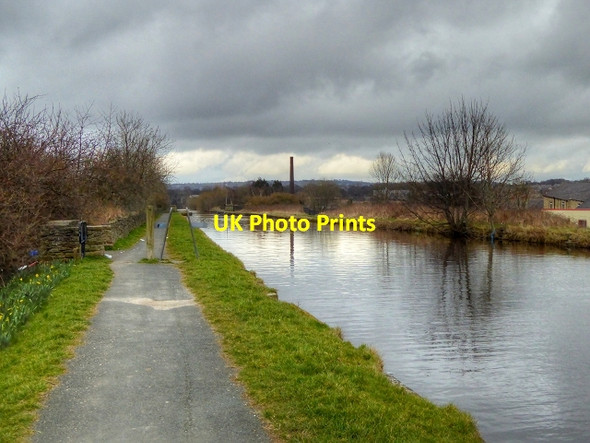 Photo 6"x4" Leeds and Liverpool Canal, The Straight Mile Burnley c2015