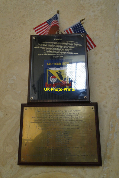 Photo 6"x4" WW2 446th Bomb Group memorial at Rumburgh Rumburgh c2015